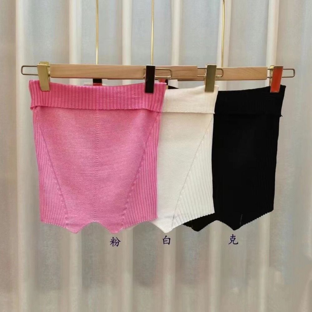 Tank Top Ribbed - Askısız Bandeau tüp üst rahat Slim